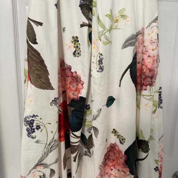 ASOS off the shoulder fit and flare floral DRESS size 0 EUC MULTI COLOR - Picture 4 of 11